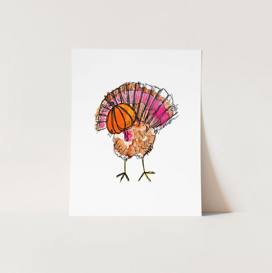 "Pumpkin Gobble" Limited Edition Print