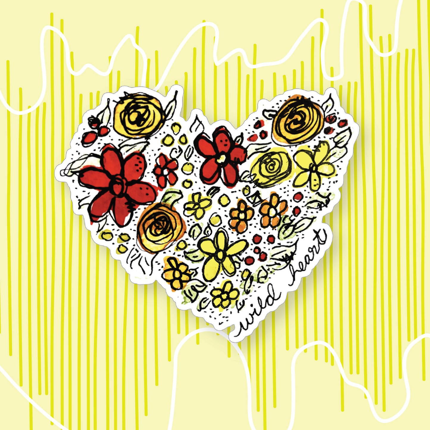 "Wild Heart" Sticker