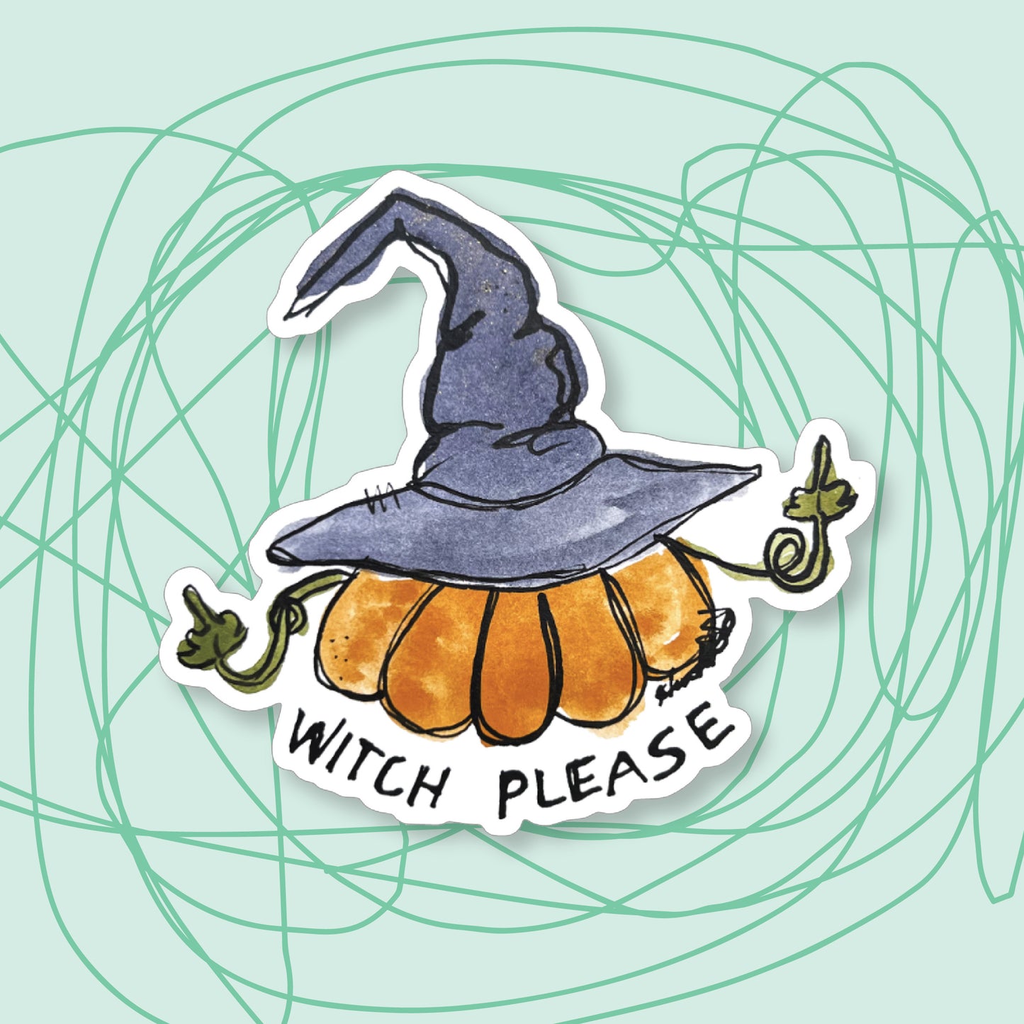 Witch Please Sticker
